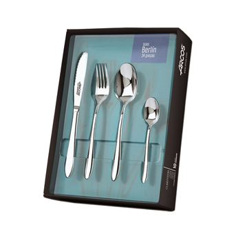 Conjunto de Talheres Arcos Berlin 562400 de Espessura de Aço 18/10 Aço Inoxidável de 3 mm 24 Peças - 1