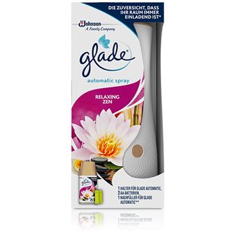 Ambientador Automático e Dispensador Glade by Brise Automatic Spray Relaxing Zen | Branco - 1