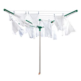 Prateleira de Secar Roupa Leifheit Linomatic 500 Deluxe | Verde, Branco - 1