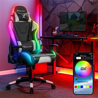 Cadeira Gaming X Rocker Agility eSports RGB | Cinzento - 1