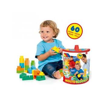 Bolsa Molto Blocks Com 60 Blocos Para Montar - 1