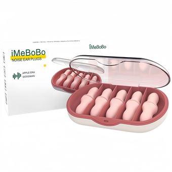 Tampões para os Ouvidos BAYKAR | Antirruído | Pacote 10 Unidades | QT10 | Rosa - 1