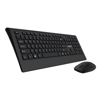 Teclado Wireless + Rato Havit Basicline wireless keyboard & mouse combo | Idioma: Nórdico | Preto - 1