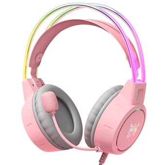 Auscultadores com Fios DUDAO X15PRO com redução do ruído | On Ear | Microfone | Rosa - 1