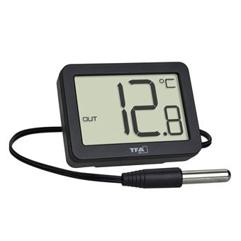 Termómetro Ambiental TFA-Dostmann 30.1066.01 | Preto - 1