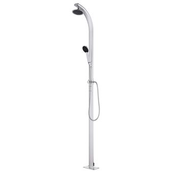 Chuveiro de Jardim vidaXL 215 cm alumínio - 1