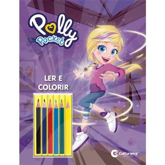 Polly Pocket Ler E Colorir Com Lápis - 1