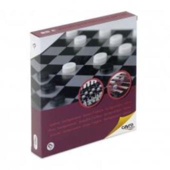 Xadrez Damas Backgammon Magnético Quadrado - 1