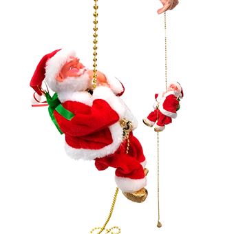 Pai Natal que Sobe e Reproduz Música Mormark SANTACLIMB | Decorativo para Casa - 1