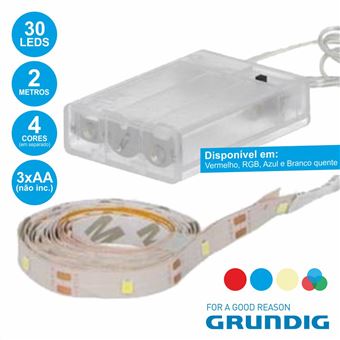 Fita LED Grundig 60 com 2M Multicores Ip20 - 1