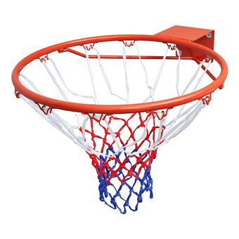 Cesto de Basquetebol vidaXL com Aro e Rede 45cm | Laranja - 1