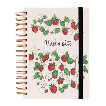 Bloco de Notas com Capa Pautada A5 Erik Editores Vuela Alto-Ana Marin - 1