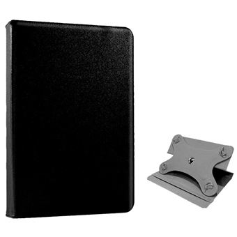 Capa traseira para Ebook / Tablet COOL Universal 7 Polegadas em Pele Preto - 1