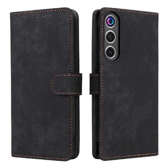Capa ZURSANA para ZTE Nubia RedMagic 10 Air | Pele Sintética | Fecho Magnético | Compartimento para Cartões com Bloqueio RFID | Preto - 1