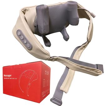 Massajador de Pescoço e Ombros Royal Bailey 02 com Função de Aquecimento | Ivory White - 1