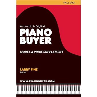 Piano Buyer Model  Price Supplement  Fall 2021 By Brookside Press - 1