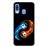 Capa Hapdey Para Samsung Galaxy A40 2019 Design Resumo Fogo e Água Bola de Futebol Capa de Silicone Flexível Em TPU - Transparente_0