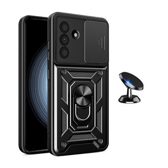 Kit Suporte Magnético + Capa Magnetic Slide Window Phonecare para Samsung Galaxy A36 5G | Preto - 1