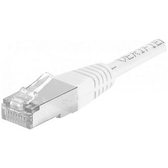 cabo de rede Dexlan 859577 0,5 m Cat6a F/UTP (FTP) Branco