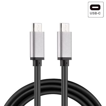 Cabo USB COOL Compatível Universal USB COOL-C a USB COOL-C 1m Metálico