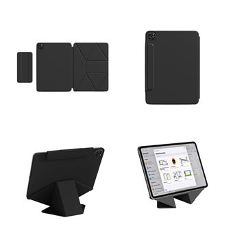 Capa Luckybutterfly para Ipad mini6 mini7 8.3" | Múltiplas Dobras | Preto - 1