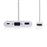 Nedis CCGP64760WT02 cabo USB 0,2 m 3.1 (3.1 Gen 1) USB-C USB A Branco_2