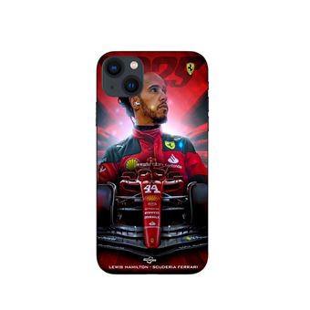 Capa Maniacase para Iphone 13 mini Lewis Hamilton Ferrari oficial - 1