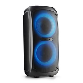 Coluna Portátil NGS Wild Temper | 200W | Luzes LED | Bluetooth e TWS | Usb/Aux | Bateria de 5 H | 2 Entradas Micro - 1