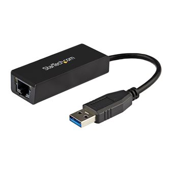 Cartão de Rede StarTech.com Adaptador de Rede USB 3.0 para NIC Ethernet Gigabit - 1