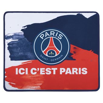 Tapete de Rato Konix KX PSG MOUSEPAD M | Azul, Vermelho, Branco - 1