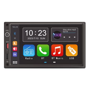 Auto-Rádio MP5 Bluetooth 7" Táctil SANDA SD-4618 | Preto - 1