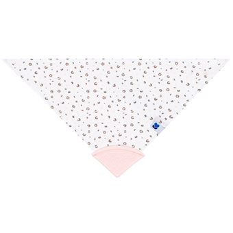 Babete Bandana com Mordedor Kikka Boo Savanna Pattern Rosa - 1