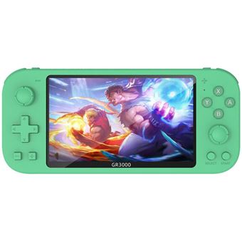 Consola Portátil EZII GR3000 | 5.1'' | IPS 12+ Simulador | | 8GB | 3000+ Jogos - Verde - 1