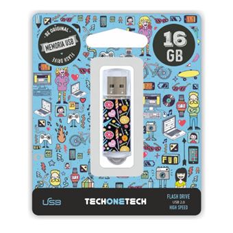 Pendrive Tech1Tech 16Gb Tec4001-16 Candy Pop - 1