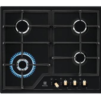 Placa a Gás Electrolux EGS6436RK | 59.5 cm | 4 Zonas | Preto - 1