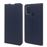 Capa Magunivers Pu Adsorção Magnética com Suporte e Suporte de Cartão Azul Escuro para Samsung Galaxy A21S_0