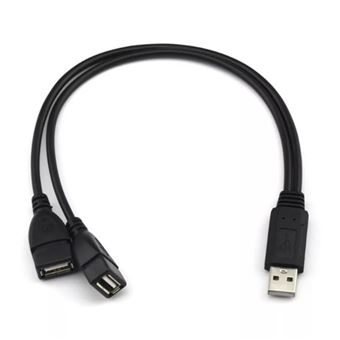 Cabo Divisor USB Orysin 2.0 Macho para 2 USB Fêmea – Hub Adaptador de Energia e Dados - 1
