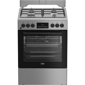 Fogão Beko FBM62320SDS | 60 cm | 4 Zonas | Prateado - 1
