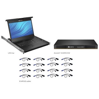 Consola Rack Vertiv Avocent LRA185KMM16D-204 | Preto - 1