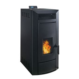 Salamandra a Pellets Hidráulico Sannover Anita | 21 kW | Preto - 1