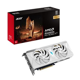 Placa de Vídeo Acer Nitro Radeon RX 9060 XT OC 8GB White Edition | Branco - 1