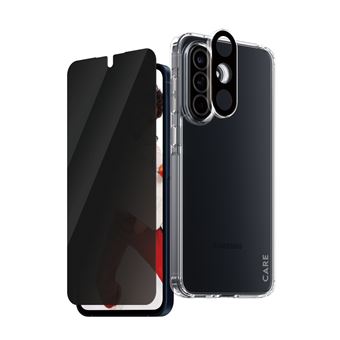 Protetor de Ecrã para Telemóvel PanzerGlass PanzerGlass® | CARE by PanzerGlass® Flagship 3-in-1 Privacy Bundle Samsung Galaxy A56 5G | Transparente - 1