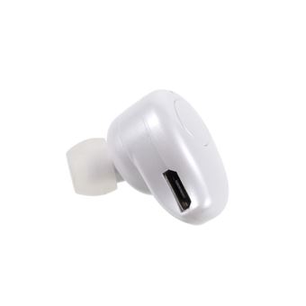 Auricular Mini Bluetooth Magunivers TWS sem Fios com Microfone Branco