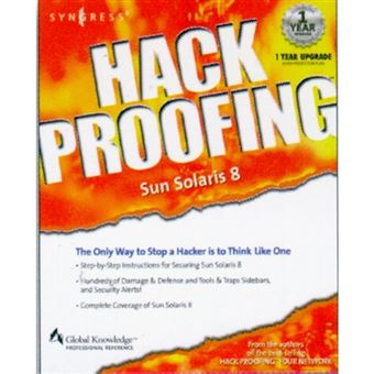 Hack Proofing Sun Solaris 8 - Paperback - 2001 - 1