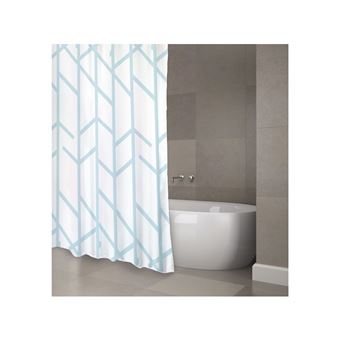 Cortina de Banho MSV 143152 | Azul, Branco - 1