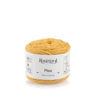 Fio de Lã Rosarios 4 Meia | 50G - Amarelo 02 - 1