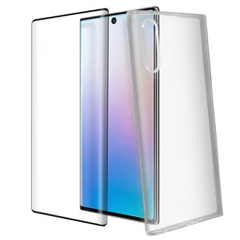 Estrutura Traseira e Vidro Temperado Transparente Avizar para Samsung Galaxy Note 10