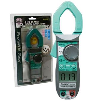 Mini Pinça Amperimétrica ProsKit AC 400A com 3 ½ Dígitos - 1