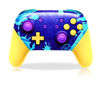 Comando Sem Fios Arzopa® para Nintendo Switch Pro Controller | Splatoon 2 - Azul/Amarelo - 1