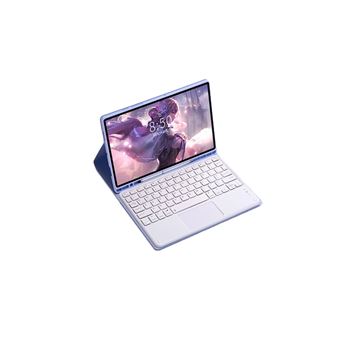 Capa Flip e Teclado Bluetooth Royal bailey PSC-X610 para Samsung tab S10+ 12.4" X820/tab S9 FE+ 12.4" X610/tab S9+ 12.4" X810/tab S7+ 12.4" T970/tab S7 FE 12.4" T730/tab S8+ 12.4" X800 - 1